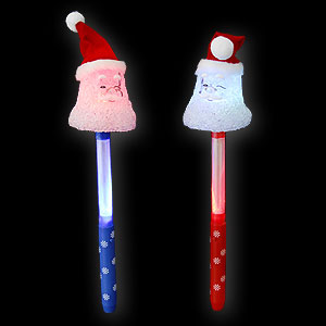 042-285 LED Blitzlaserstab Santas Bruder Regenbogen