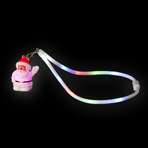 0579-003 Schneekette WEIHNACHTSMANN mit 10 LEDs